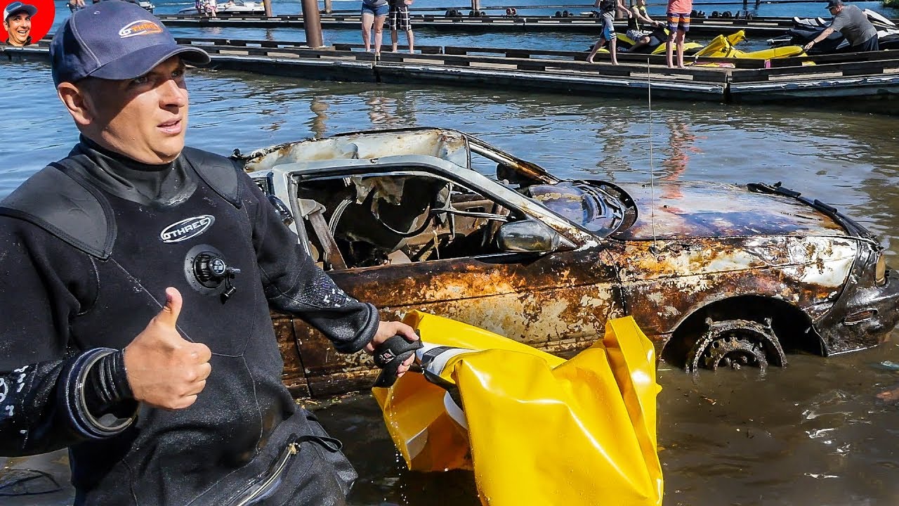 Jared Leisek with car found in river